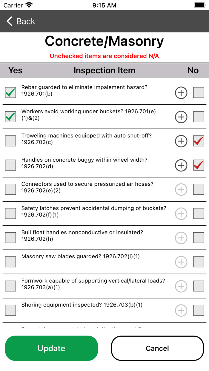 Safety Reports Inspection App