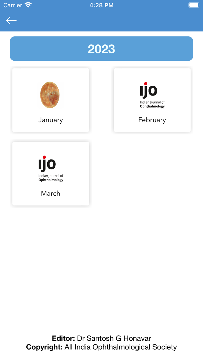 Indian Journal Ophthalmology