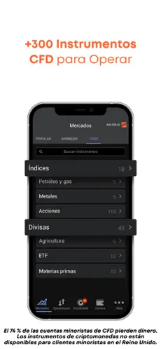 Screenshot 6 Libertex:Acciones y Cripto CFD iphone