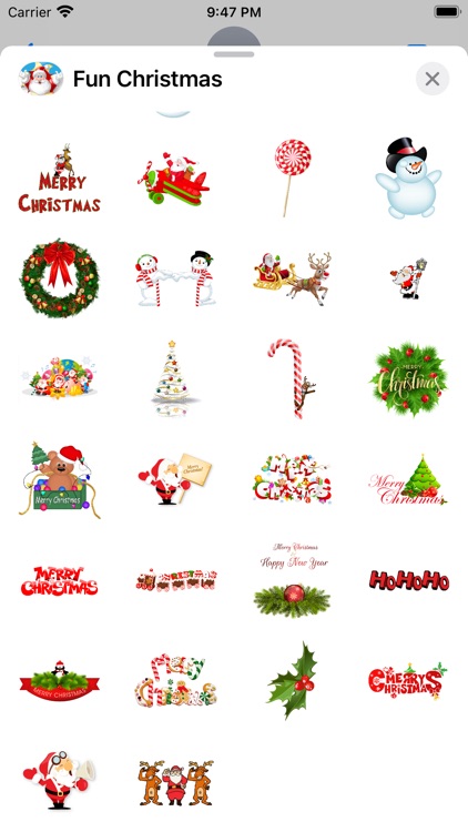 Funny Christmas for iMessage screenshot-4