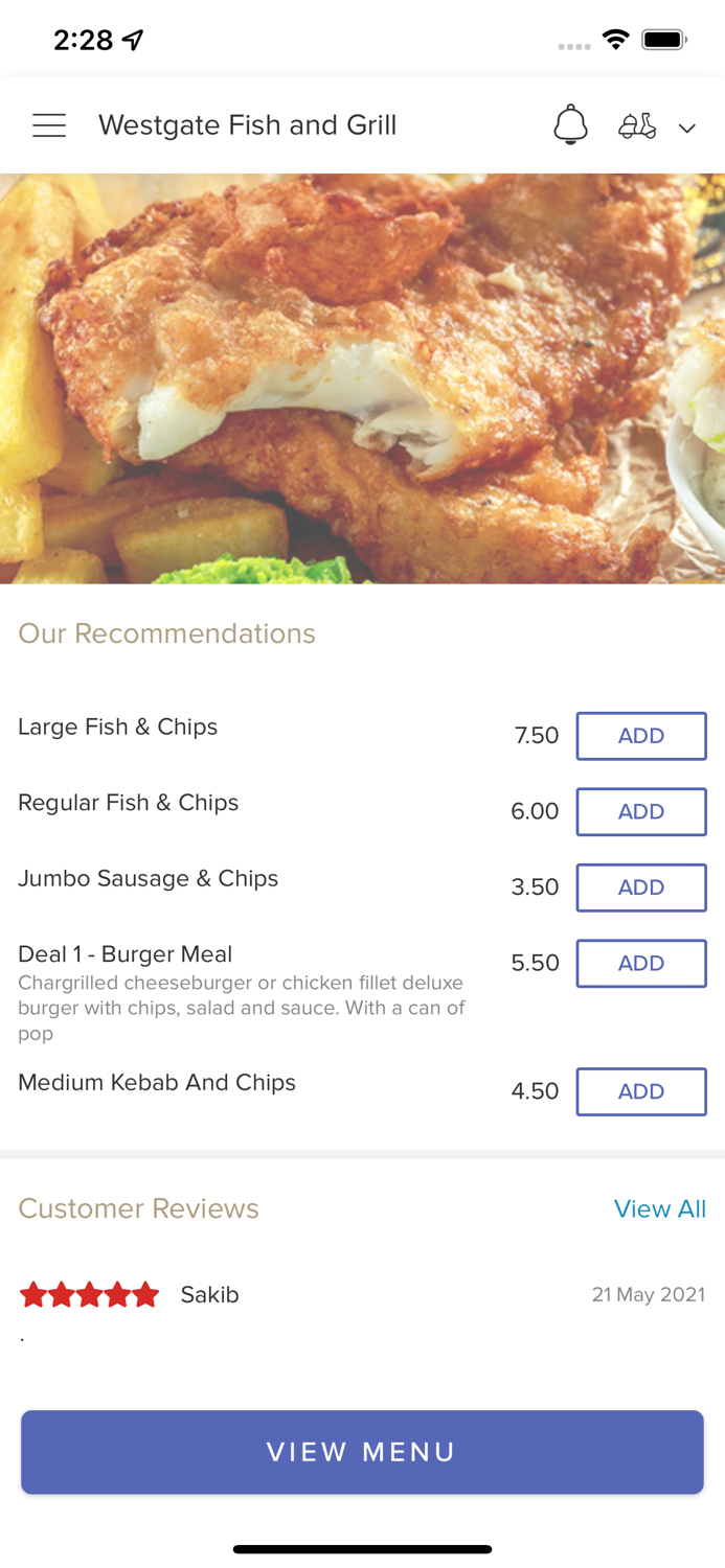 Westgate Fish and Grill.