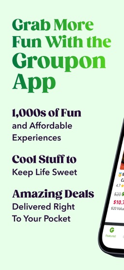 Groupon app screenshot