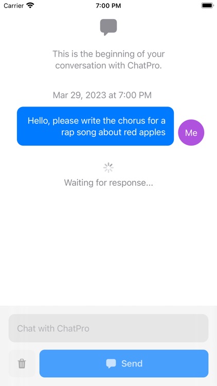 ChatPro - Personal Chatbot