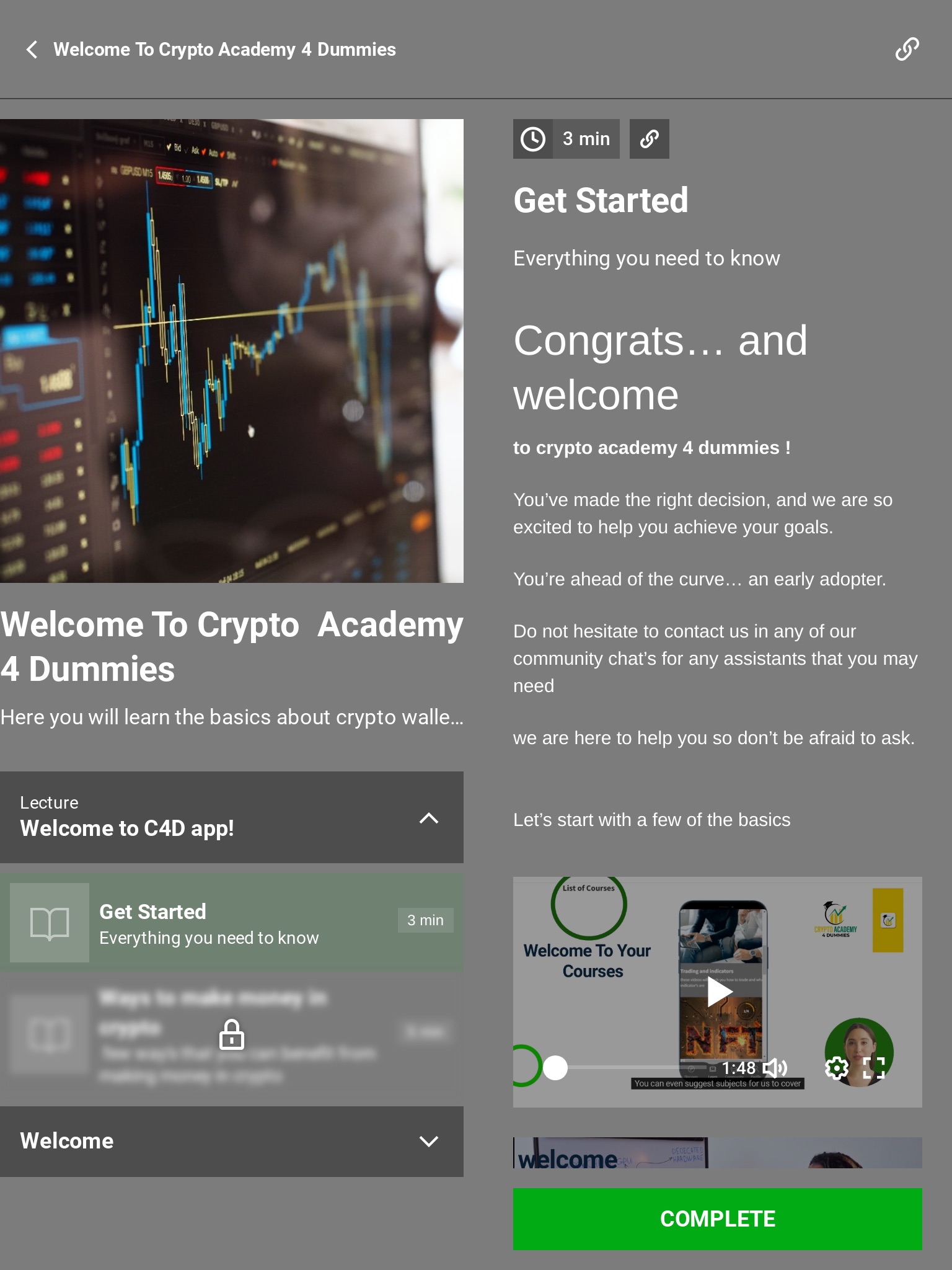 Crypto Academy 4 Dummies screenshot 4