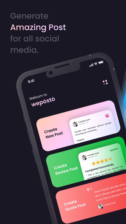 Weposto: Post Creator & Maker