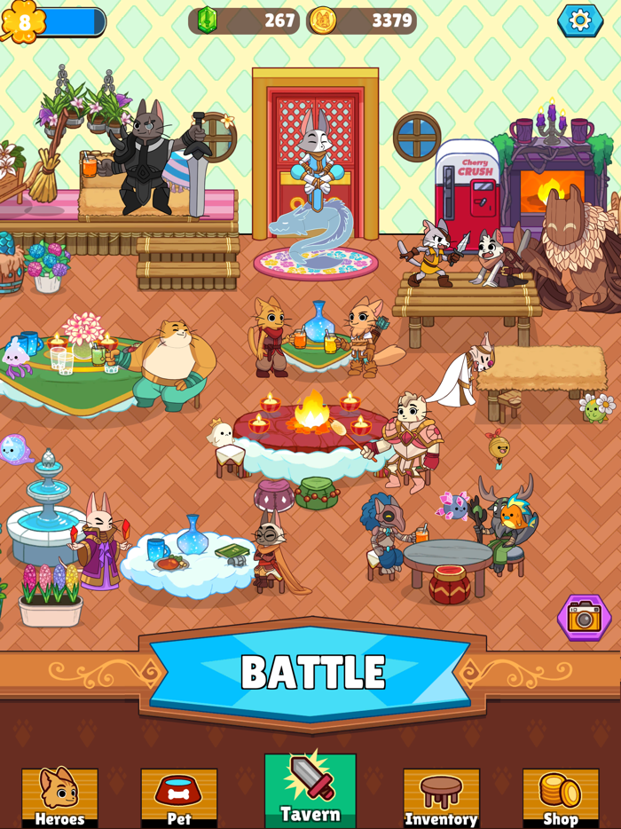 Clicker Cats RPG Idle Heroes