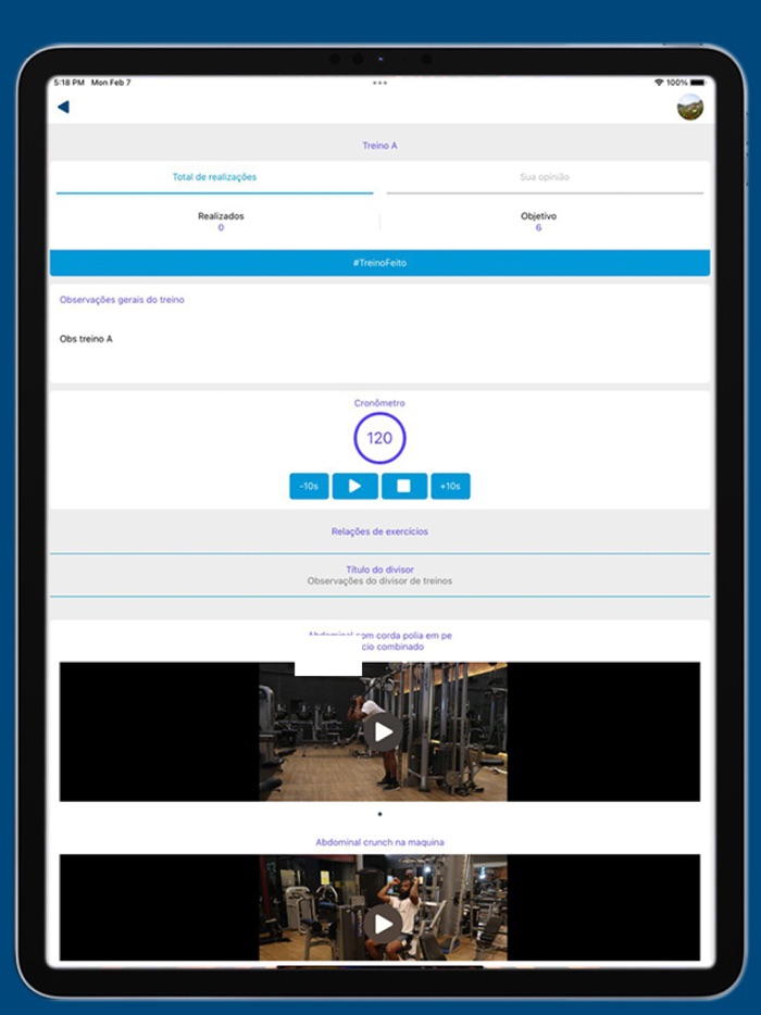 GlobalPro Fit - Aluno