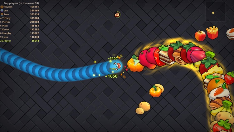 Snake io game worm zone online android iOS apk download for free