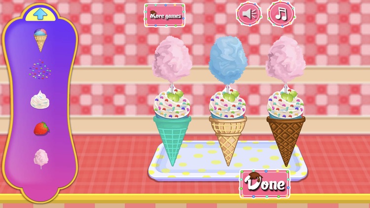 Ice cream cone cupcakes candy screenshot-8