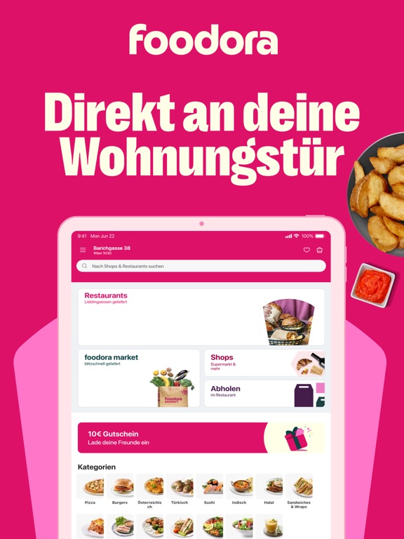 foodora: Essen & Lebensmittel screenshot 2