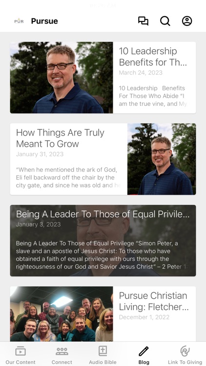 Pursue Christian Living