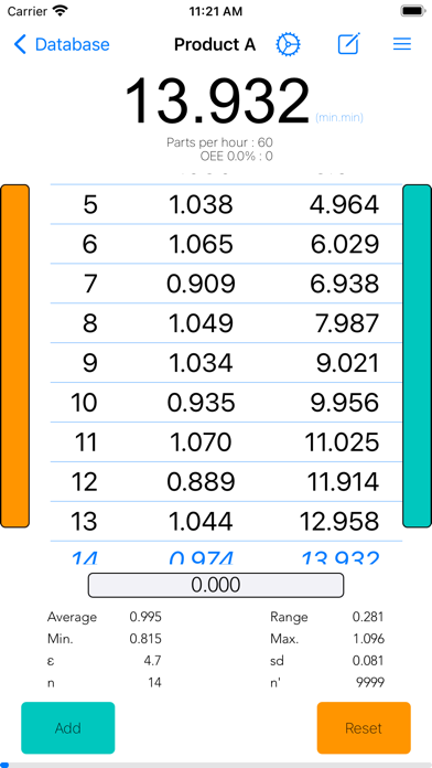 Screenshot #1 pour Stopwatch 4 TS