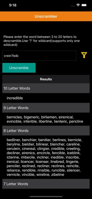 Unscrambler-Word on the App Store