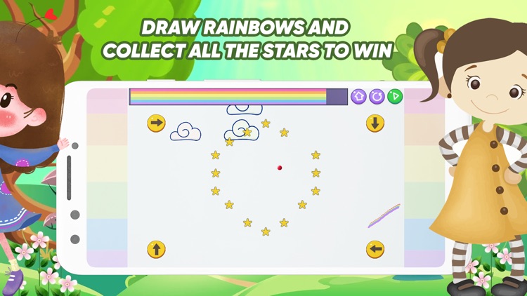 Rainbow Ball - Physics Puzzles screenshot-3