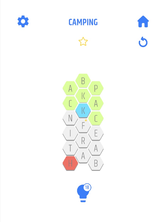 HexaWords Word Puzzle