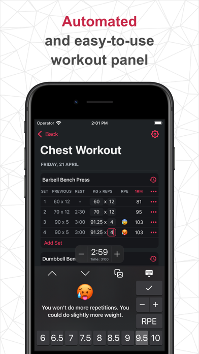 SmartWorkout - Gym Log Tracker screenshot 3