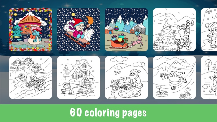 Christmas & New year coloring