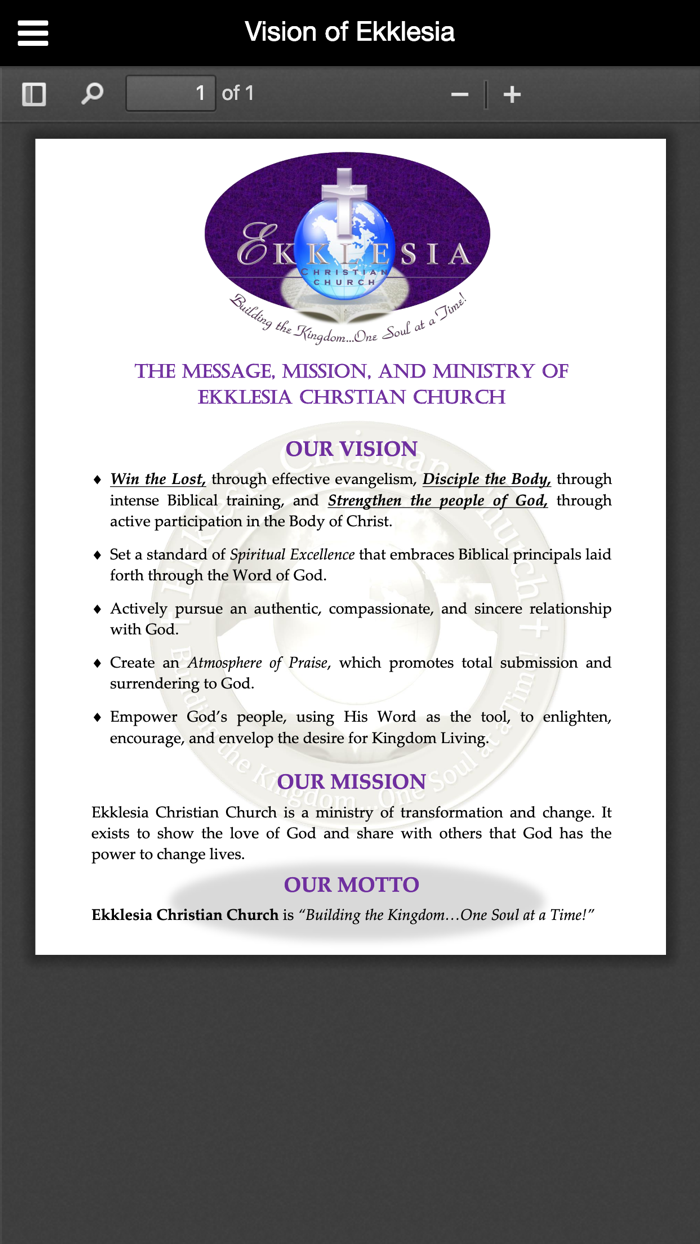 Ekklesia Christian Church