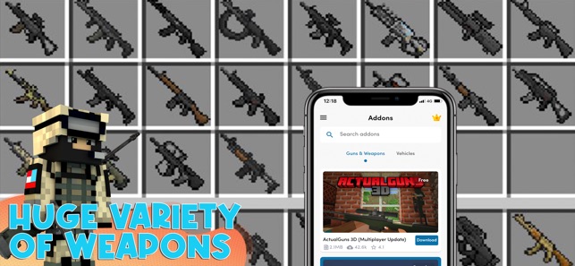 マインクラフトpeで使える武器や車両 Addons をapp Storeで