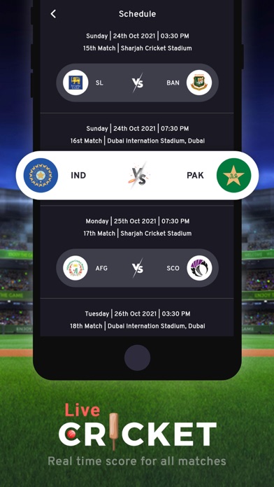 Cric - Live Cricket Scores screenshot 2