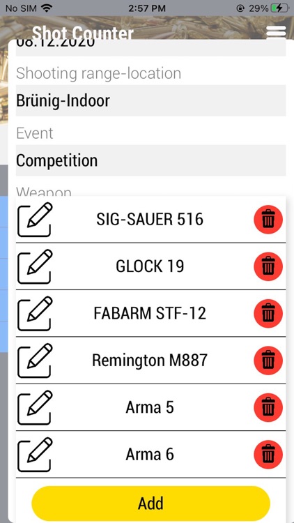Shot Counter - Shooting Diary screenshot-3