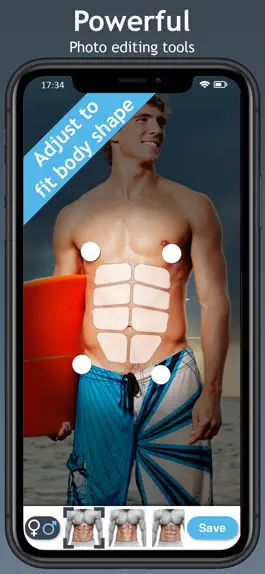 Game screenshot Six Pack Abs Body Photo Editor hack