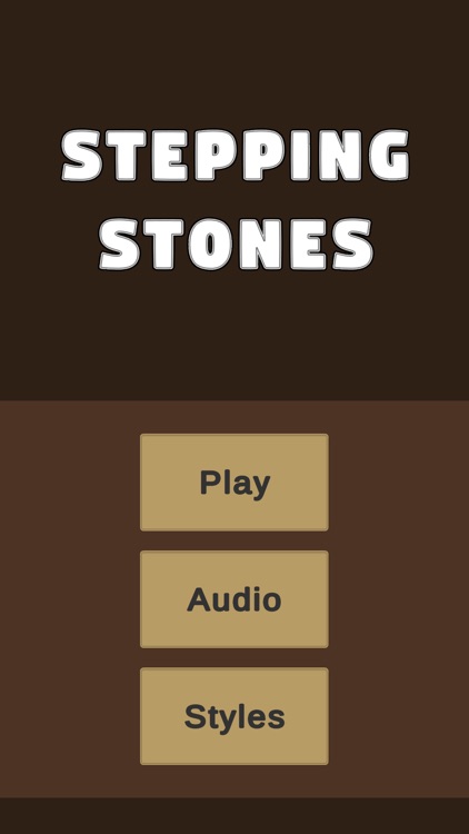 Stepping Stones Puzzle Game