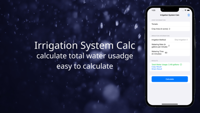 Screenshot #3 pour Irrigation System Calc