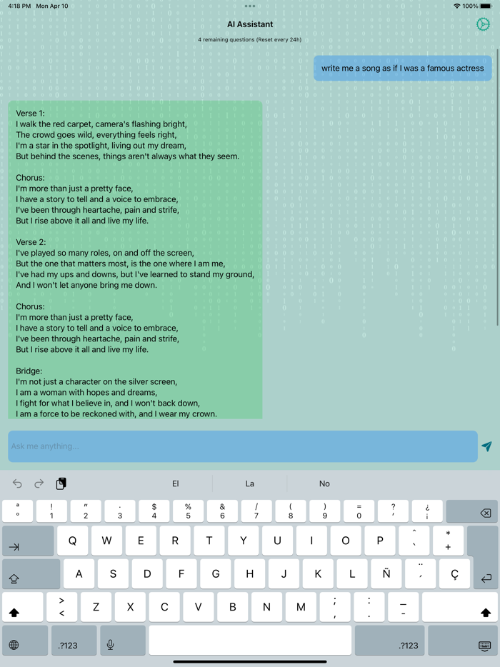 AI Assistant Chat to AI
