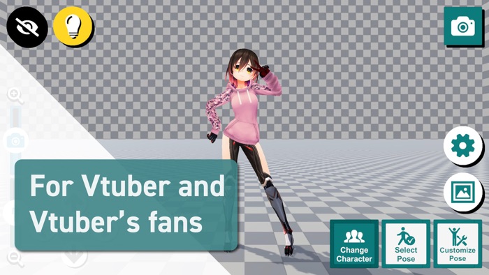 Vtuber Posing - Fan Art Illust