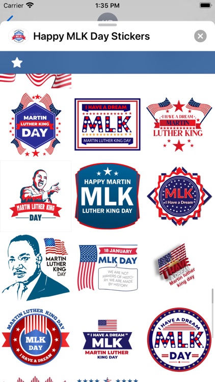 Happy MLK Day Stickers screenshot-3