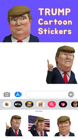 Game screenshot Trump cartoon stickers 3d mod apk