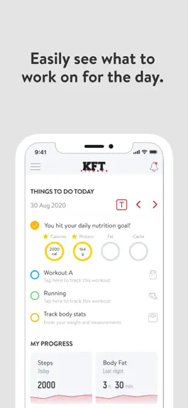 Game screenshot KFT FITNESS HEALTHY HABITS apk