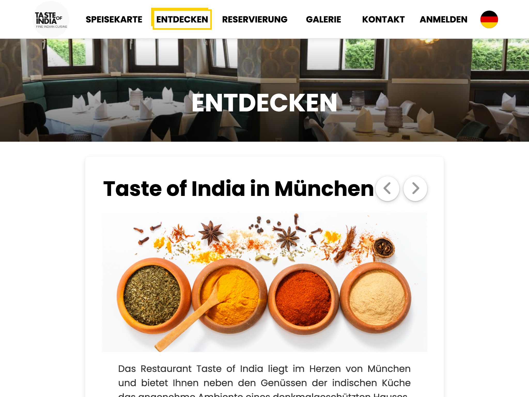 Taste of India München screenshot 3