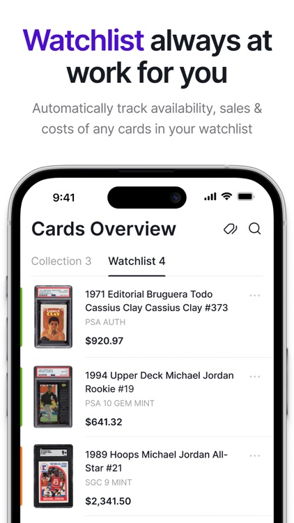Cardbase: Sports Cards Tracker screenshot-3