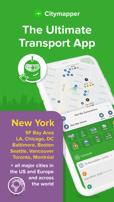Citymapper: All Live Transit的使用截图[1]