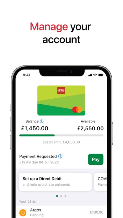 Argos Classic Credit Card screenshot 2