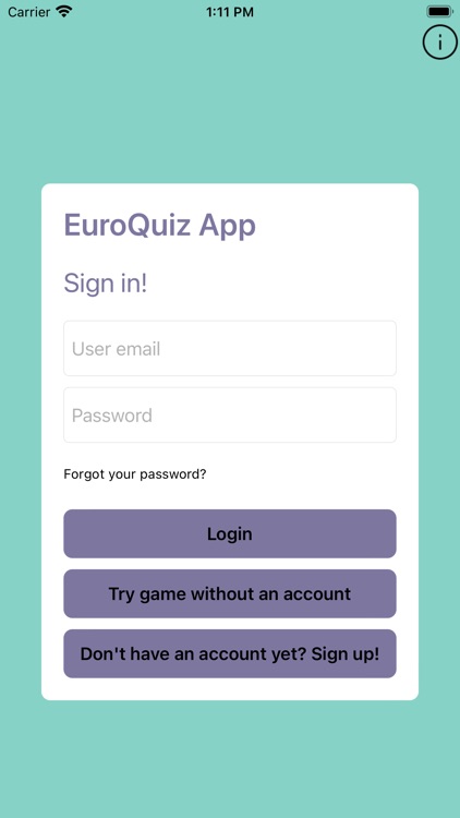 EuroQuiz App