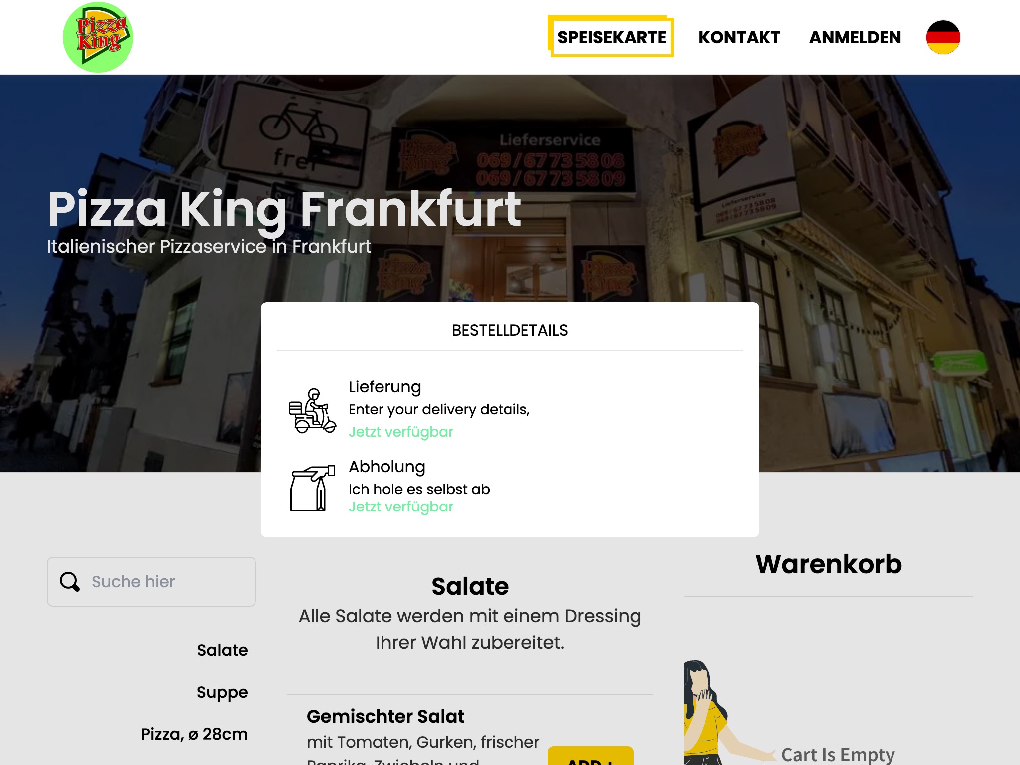 Pizza King Frankfurt screenshot 2