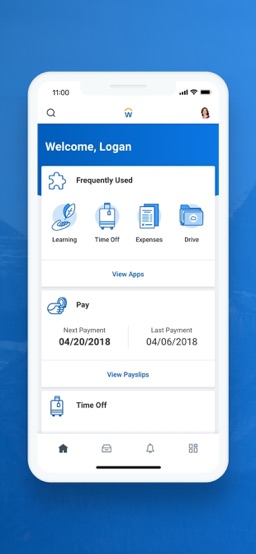 Workday app screenshot