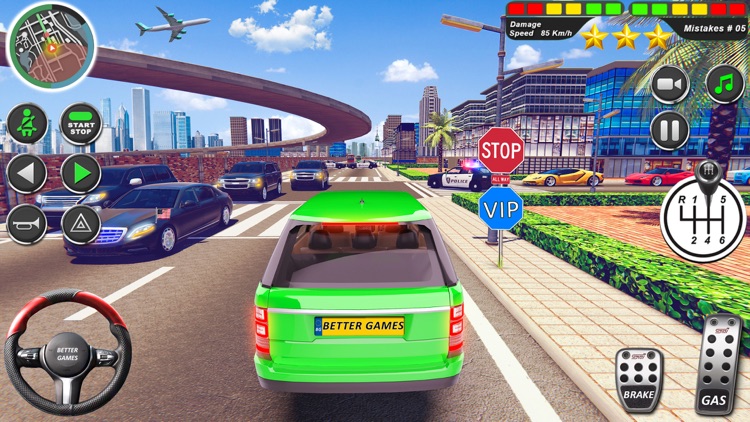 City Car Driving School Sim 3D screenshot-4