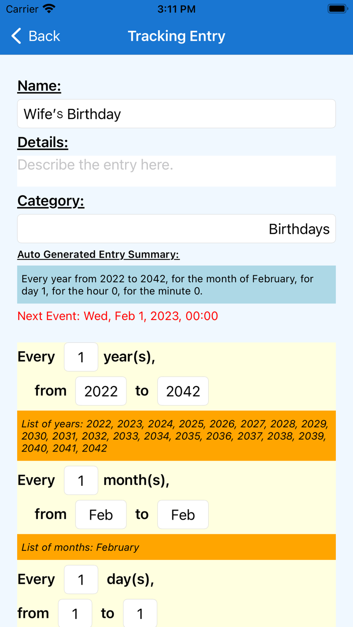Event Tracker - LITE