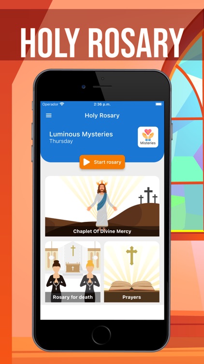 The Holy Rosary with voice