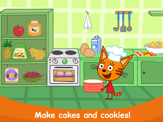 Kid-E-Cats Cooking at Kitchen! screenshot 2