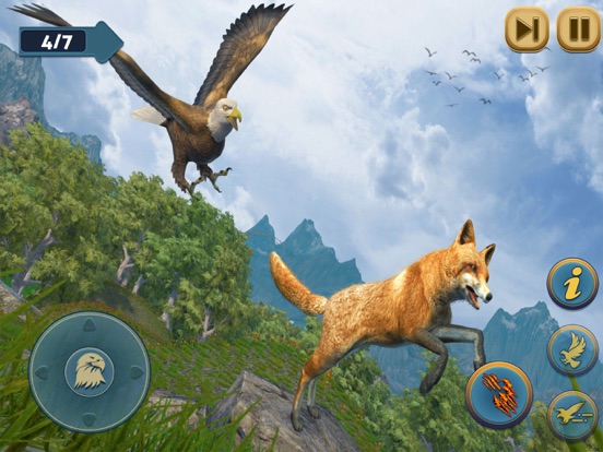 Eagle Bird Wild Life Sim Games screenshot 3