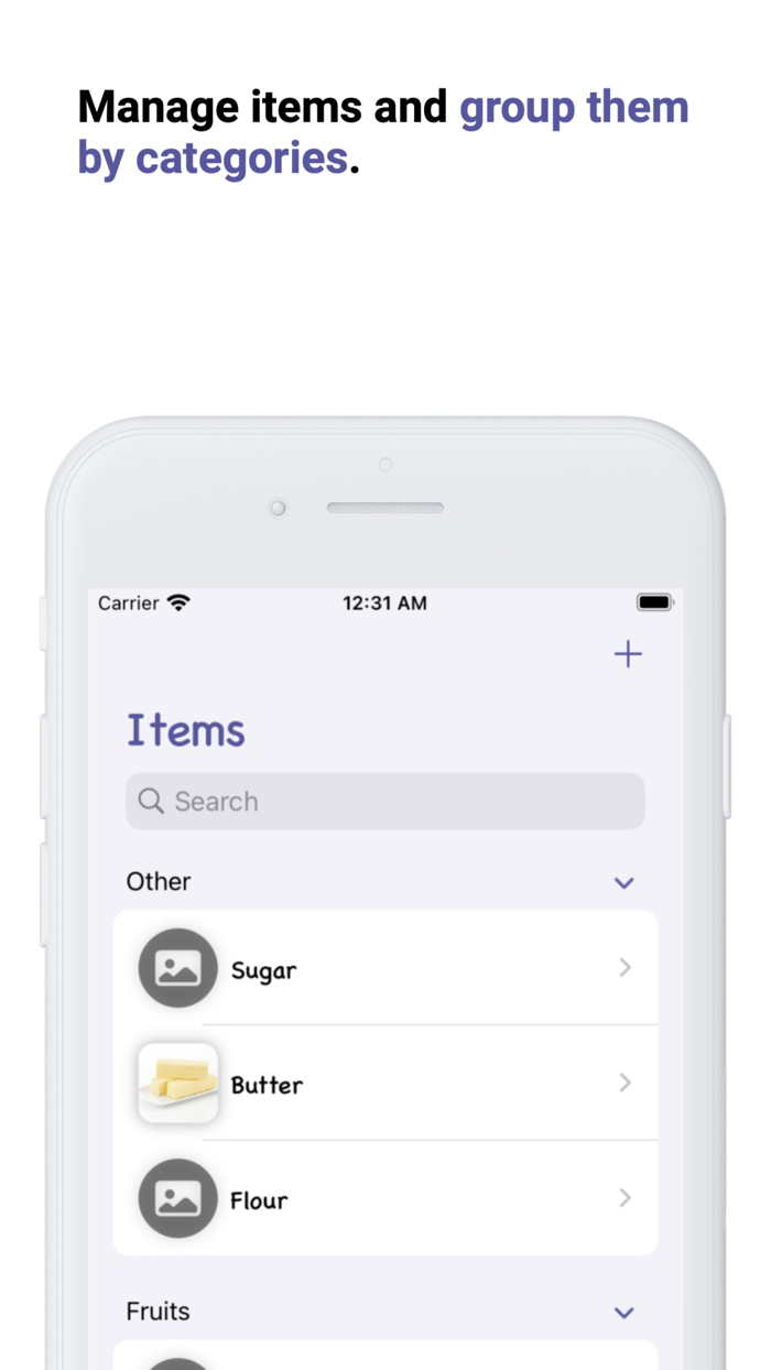 Grocery List Make it simple