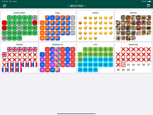 Cross Out: Visual Calendar on the App Store