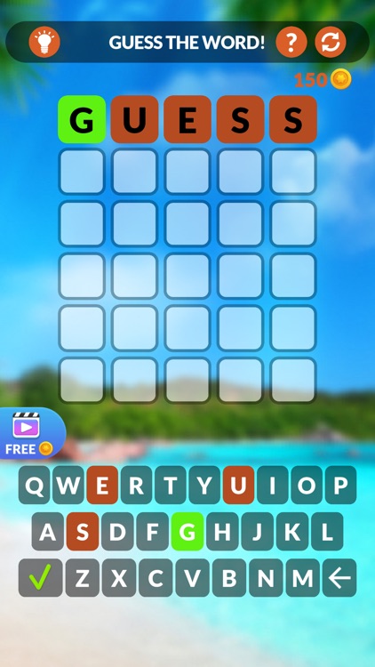 A word guessing game