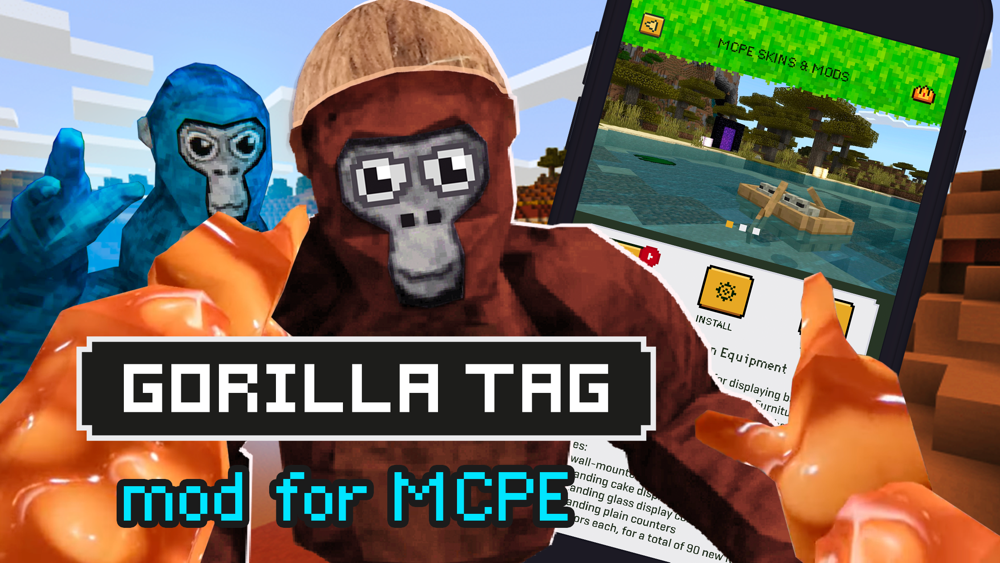 Gorilla Tag mod for MCPE::Appstore for Android