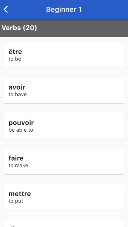 ConjuMaster - French Verbs screenshot-4